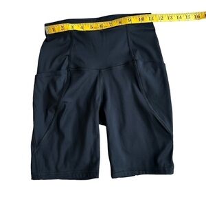 All in motion black biker shorts with pockets size XS